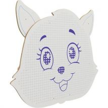 Panneau Acousti-kids Mural Modèle Chat Panneau Blanc Polaire