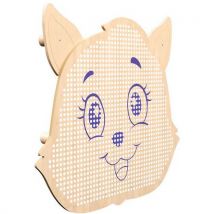 Panneau Acousti-kids Mural Modèle Chat Panneau Hêtre
