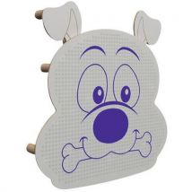 Pan. Acousti-kids Mural Modèle Chien Pan. Blanc Polaire