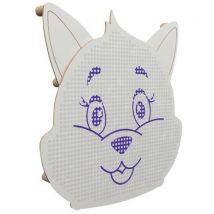 Pan. Acousti-kids Mural Modèle Renard Pan. Blanc Polaire