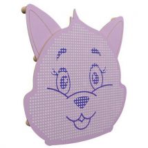 Panneau Acousti-kids Mural Modèle Renard Panneau Lilas