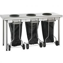 Table Centrale Avec 3 Porte-sacs