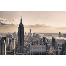 Cadre De Décoration H 65 Cm Largeur 98 Cm New York En Hiver