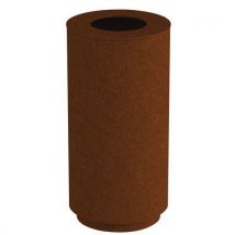 Poubelle D'extérieur Oléa 85 L - Acier Corten