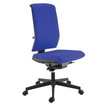 Chaise Tela Tissu Bleu Haut Dossier Synchro Plus