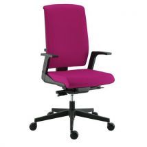 Fauteuil Tela Tissu Magenta Haut Dossier Synchro Plus