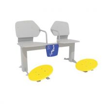 Banc Avec Double Disque Böhler - Scellement Direct