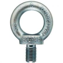 Anneau De Levage Mâle Galva Din 580 Tige Courte 27mm