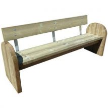 Banc Bois Elite 200 Cm Teinté Vert