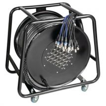 Câble Sur Tambour 24 Entrées 4 Sorties Xlr 30 M