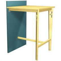 Mange Debout Iriss 80x80 Stra Hêtre/bois + Pann Vert Niagara