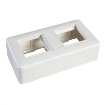 Boitier En Saillie Pour 2 Plastrons