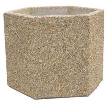 Jardinière Béton Hexagonale 100x865x75 Cm