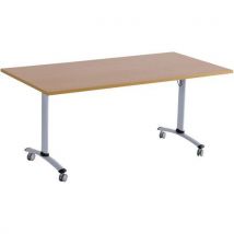 Table Pliante Axe Rectangle 160x80cm 1677 Hêtre/alu