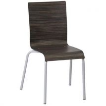 Chaise Hermès L'unité Wengé Gris Alu