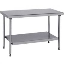 Table Prépa Centrale Avec Étag. 100cm