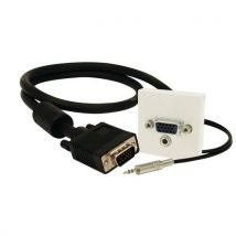 Plastron Vga + Audio Stéréo Femelle / Male 15 M