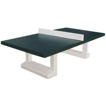 Table Tt Béton Duel 2 Outdoor Plateau Vert