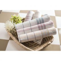 Lot De 6 Essuie Verre 50 X 70 Cm Coloris Assortis