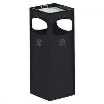 Cendrier Poubelle En Métal Anthracite 22l