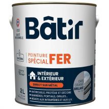 Peinture Spécial Fer Brillant 2 L Gris Granit Ral 7040