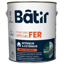 Peinture Spécial Fer Brillant 2 L Verts Basque Ral 6005