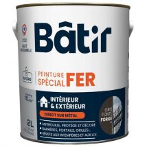 Peinture Spécial Fer Forgé 2 L Gris Manganese F15