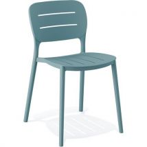 Lot de 4 - Chaise Empilable Propi En Pp - Bleu