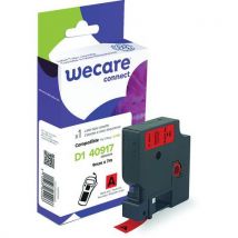 Cassette Pour Étiqueteuse Dymo D1 - 9 Mm - Noir/rouge