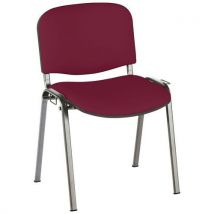 Chaises Cluny Acc. Soudée Pied Chromé Bordeaux