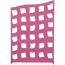 Claustra Folio Pieds Avec Trame 120x170 Cm Rose