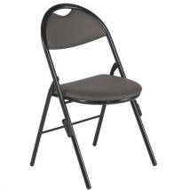 Chaises Pliantes Clap Pieds Nr Av Accro. Pvc M2 Taupe