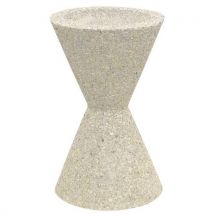 Cendrier Cône Béton 3 L Ocre Sablé