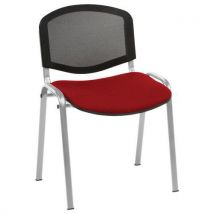 Chaises Réunion Bliz Pièt.alu Assise 0298 Rouge