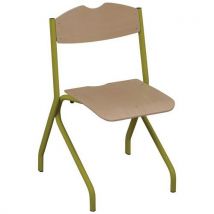 Chaise 4 Pieds A/t T6 Alizée Vert Granny/hêtre Naturel