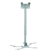 Support Vp Universel + Passe Câbles + Potence De 7-150 Cm Blanc
