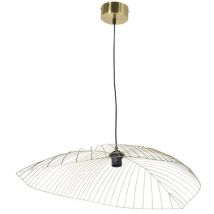 Suspension Leaf Ø80 En Métal Filaire Laiton