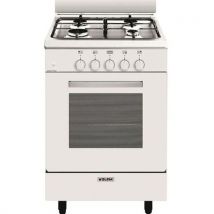 Cuisinière Gaz Glem-ga551gwh-53 Cm-blanc