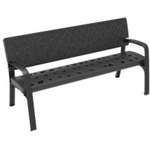 Banc Lamothe Polyéthylène - Gris 7021