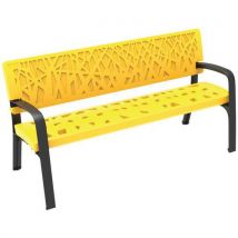 Banc Lamothe Polyéthylène - Jaune 1021