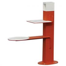 Banc Urbain Con. Nomad M/ 2 Prises Usb Chargeur Ind Ora/blc