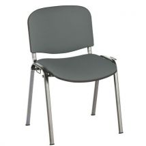 Chaises Cluny Accroc.soudée Pièt.chromé Pvc M1 Urban Cendre