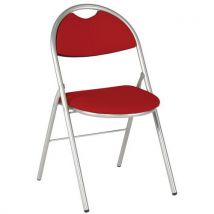 Chaises Pliantes Clap Piètement Gris Alu Pvc M1 Urban Tomate