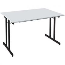 Table Pliante Multiusage 160 Cm X 80 Cm Gris Pied Noir