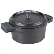 Cocotte Ronde 24 Cm Noire - Lacor - Fundicion