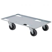 Plateau Roulant Métal 4 Roulettes Pivotantes - 300 Kg