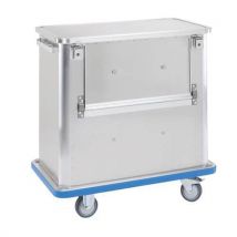 Chariot Conteneur Aluminium 990x590x1005 + Pare-chocs