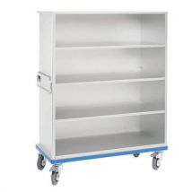 Chariot Armoire Aluminium 4 Compartiments 1270x540x1630