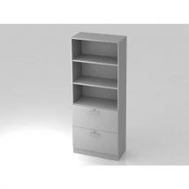 Armoire Avec Support D'archives-5 Niveaux-gris-gris