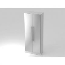 Armoire Non Verrouillable Solid-5 Niveaux-blanc-argent